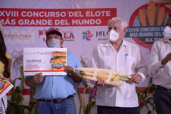 Con limón y mayonesa muchacha Conoce elote más grande del mundo