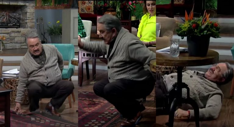 Pedrito Sola se cae