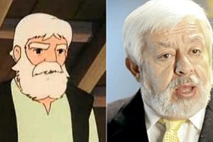 versión anime de famosos