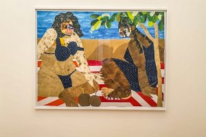 Obra del artista Clotilde Jiménez en la galería Mariane Ibrahim