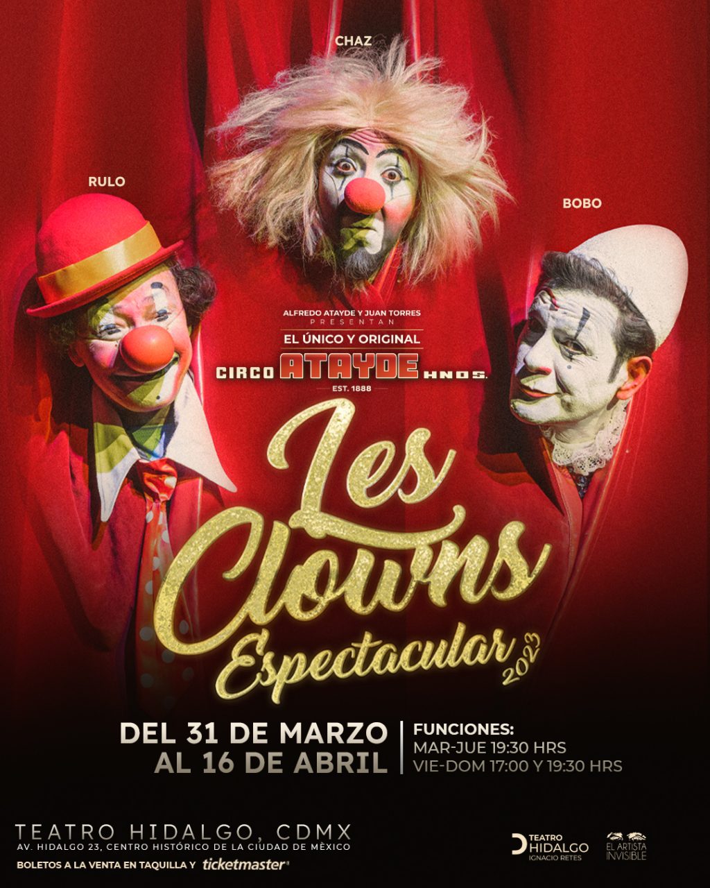 Si amas los shows de payasos no te puedes perder Les Clowns Coolture